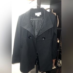 Michael Kors Black pea coat